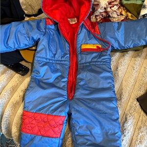 Blue and Red Kids Jacket